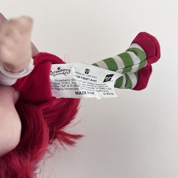 Strawberry Shortcake Berry Best Small Soft Body Rag Doll 6” 2008 Hasbro - Picture 12 of 12